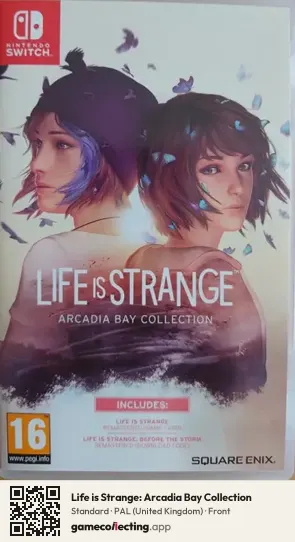 Life is Strange: Arcadia Bay Collection Nintendo Switch, United Kingdom box front