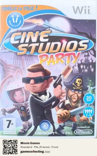 Movie Games Nintendo Wii, France box front