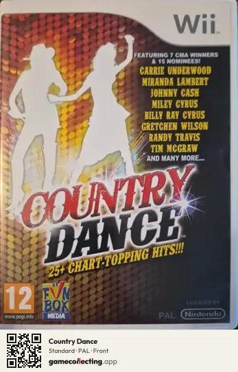 Country Dance Nintendo Wii, PAL box front