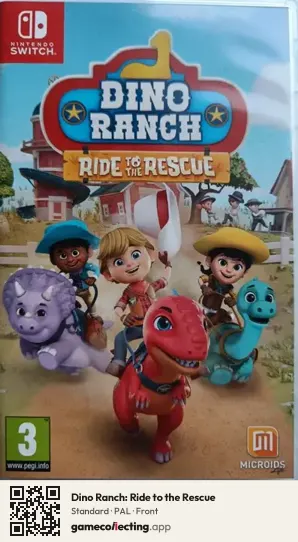 Dino Ranch: Ride to the Rescue Nintendo Switch, PAL box front