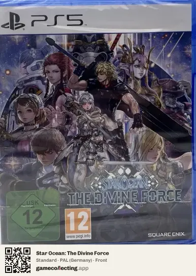 Star Ocean: The Divine Force PlayStation 5, Germany box front