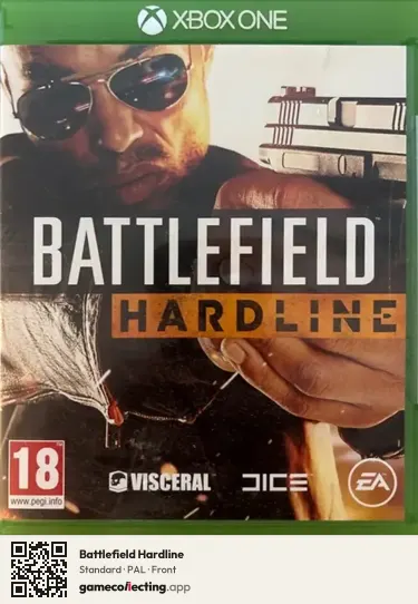 Battlefield Hardline Xbox One, PAL box front