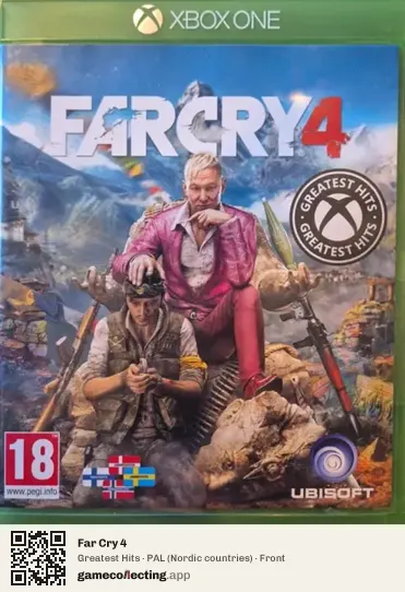 Far Cry 4 Xbox One, Nordic countries box front