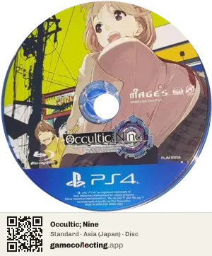 Occultic; Nine PlayStation 4, Asia disc