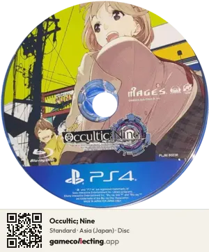Occultic; Nine PlayStation 4, Asia disc