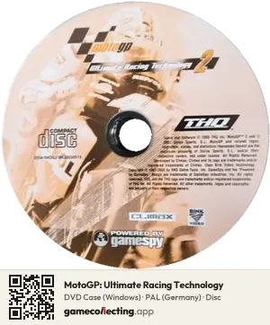 MotoGP: Ultimate Racing Technology Computer, PAL disc
