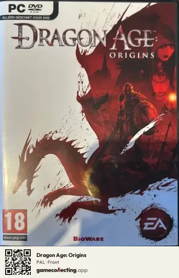 Dragon Age: Origins Computer, PAL box front