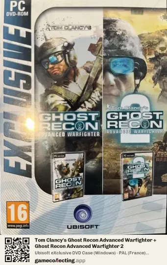 Tom Clancy's Ghost Recon Advanced Warfighter + Ghost Recon Advanced Warfighter 2 Computer, France box front