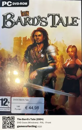 The Bard's Tale (2004) Computer, PAL box front
