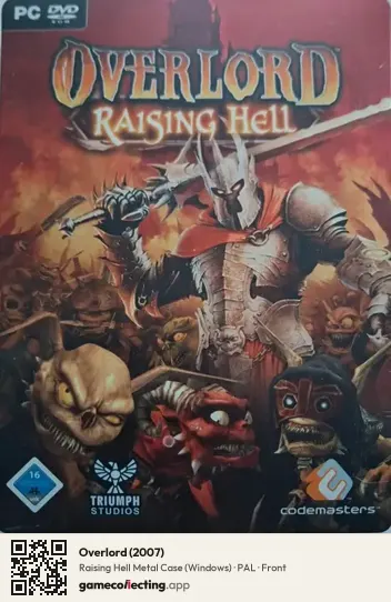 Overlord (2007) Computer, PAL box front