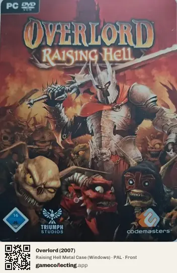 Overlord (2007) Computer, PAL box front