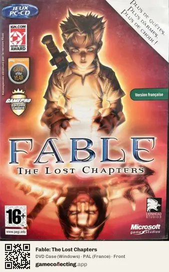 Fable: The Lost Chapters Computer, France box front