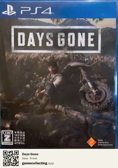 Days Gone PlayStation 4, Asia box front