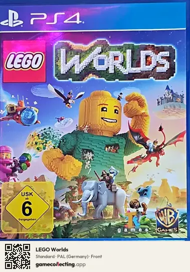 LEGO Worlds PlayStation 4, Germany box front