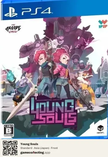 Young Souls PlayStation 4, Japan box front