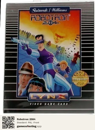 Robotron: 2084 Atari Lynx, PAL box front