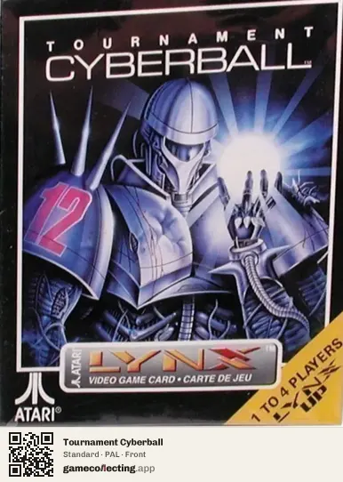 Tournament Cyberball Atari Lynx, PAL box front