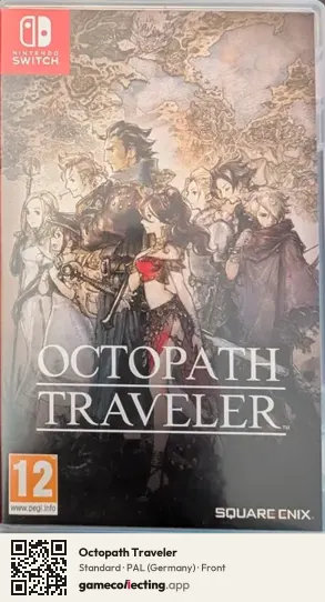 Octopath Traveler Nintendo Switch, Germany box front