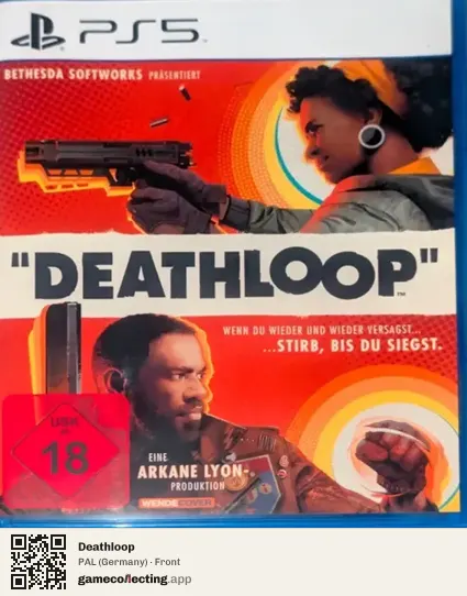 Deathloop PlayStation 5, Germany box front