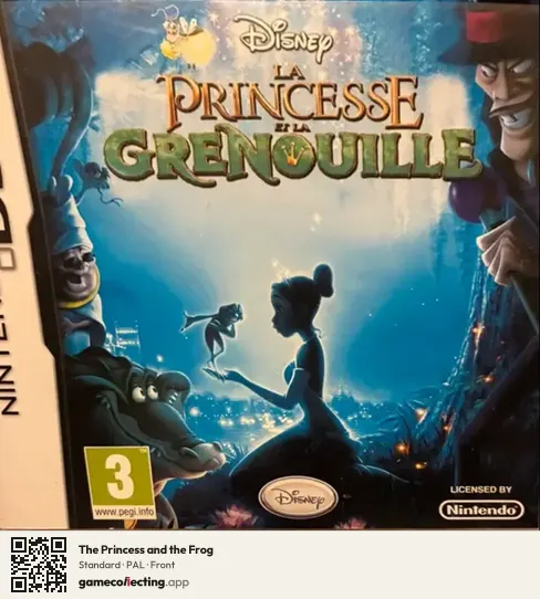 The Princess and the Frog Nintendo DS, PAL box front