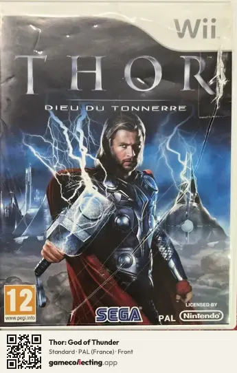 Thor: God of Thunder Nintendo Wii, France box front