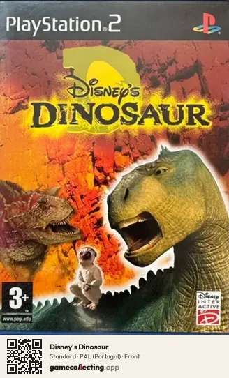 Disney's Dinosaur PlayStation 2, Portugal box front