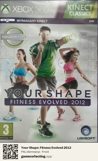 Your Shape: Fitness Evolved 2012 Xbox 360, Germany box front