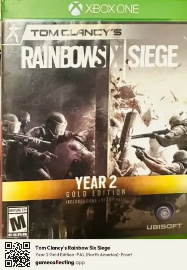 Tom Clancy's Rainbow Six Siege Xbox One, North America box front