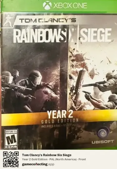 Tom Clancy's Rainbow Six Siege Xbox One, North America box front