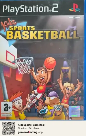 Kidz Sports: Basketball PlayStation 2, PAL box front