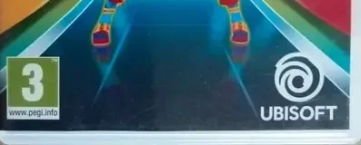 Just Dance 2018, the PEGI square on its front