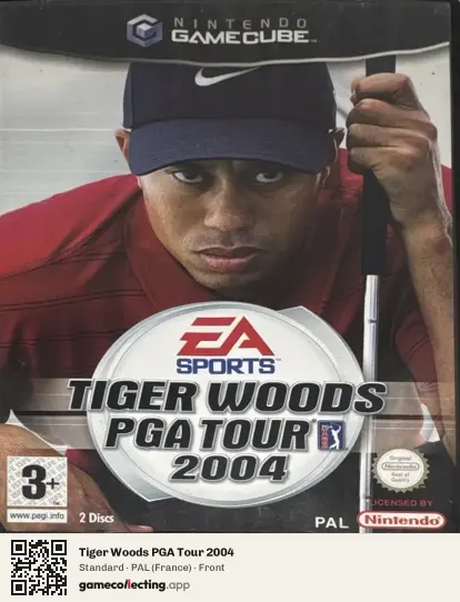 Tiger Woods PGA Tour 2004 Nintendo GameCube, France box front