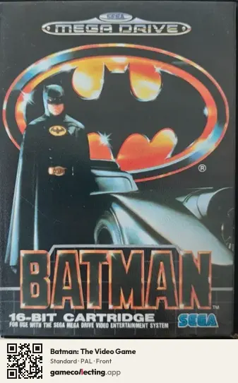 Batman: The Video Game Sega Mega Drive / Genesis, PAL box front