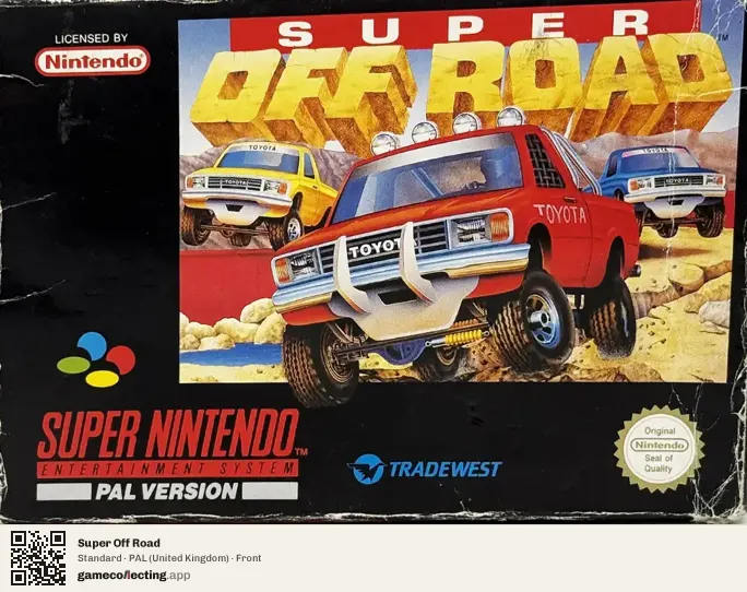 Super Off Road Super Nintendo Entertainment System, United Kingdom box front