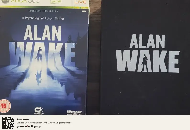 Alan Wake Xbox 360, United Kingdom box front