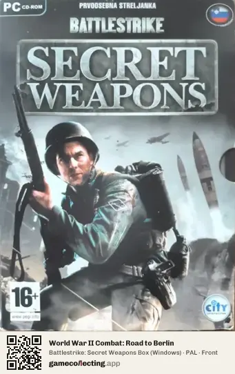 World War II Combat: Road to Berlin Computer, PAL box front
