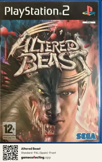 Altered Beast PlayStation 2, Spain box front