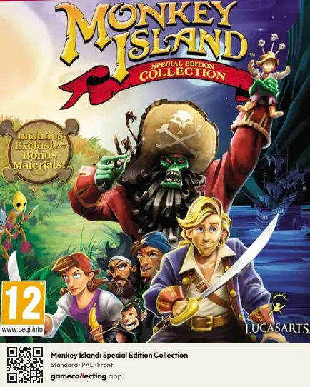 Monkey Island: Special Edition Collection PlayStation 3, PAL box front