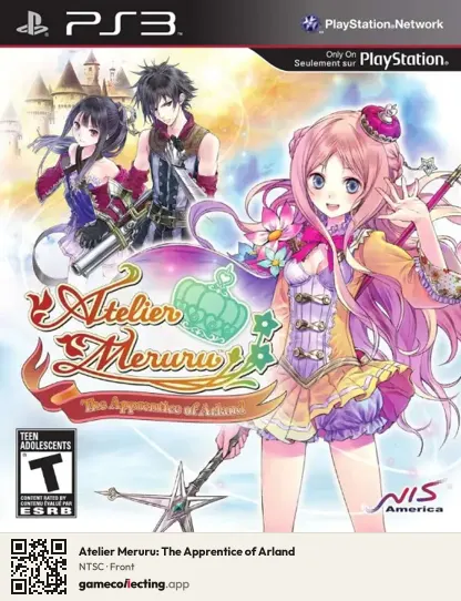 Atelier Meruru: The Apprentice of Arland PlayStation 3, NTSC box front
