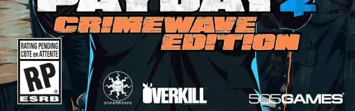 Payday 2: Crimewave, the ESRB box on its front