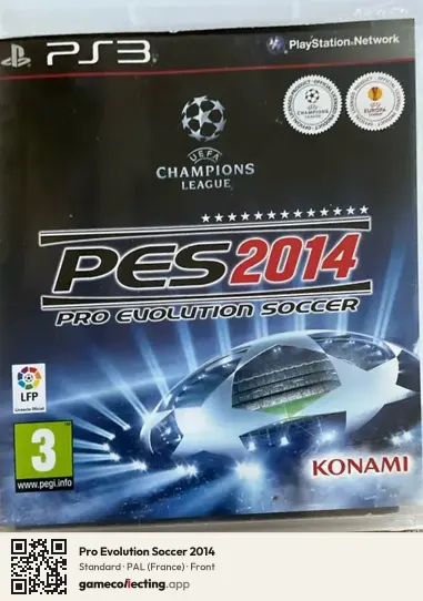 Pro Evolution Soccer 2014 PlayStation 3, France box front