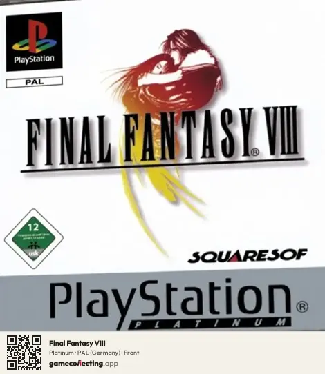 Final Fantasy VIII PlayStation, Germany box front