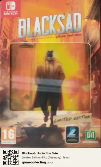 Blacksad: Under the Skin Nintendo Switch, Germany box front