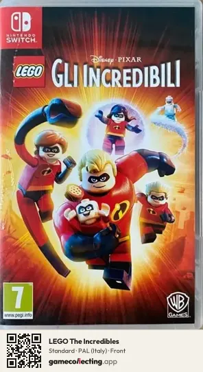 LEGO The Incredibles Nintendo Switch, Italy box front