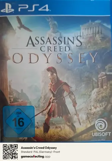 Assassin's Creed Odyssey PlayStation 4, Germany box front