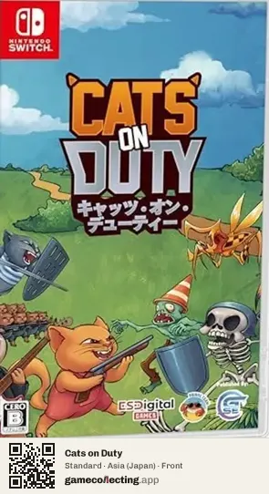 Cats on Duty Nintendo Switch, Asia box front