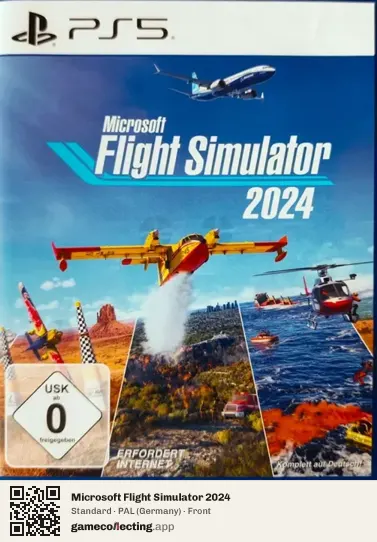 Microsoft Flight Simulator 2024 PlayStation 5, Germany box front