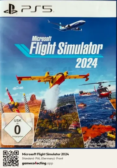 Microsoft Flight Simulator 2024 PlayStation 5, Germany box front