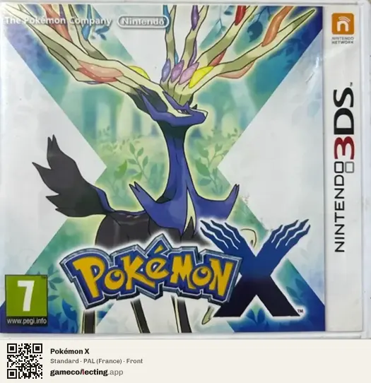 Pokémon X Nintendo 3DS, France box front