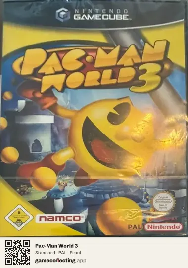Pac-Man World 3 Nintendo GameCube, PAL box front
